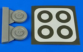 1/48 Spitfire Mk V Wheels & Paint Masks For ARX