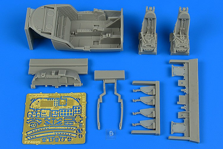 1/48 A37A Dragonfly Cockpit Set For TSM