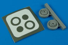 1/72 SAAB Tunnan J/S 29 Wheels & Paint Masks For HLR