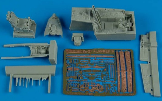 1/72 Su27 Flanker B Cockpit Set For HSG & RVL