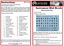 1/32 Early Soviet Jets Instrument Dials (Decal)
