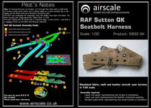 1/32 RAF Sutton QK Seatbelts Harness (Laser Cut Paper & Photo-Etch)
