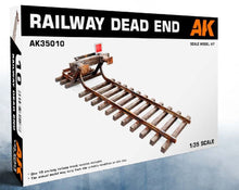 1/35 Railway Dead End 7.5 Long Track Section w/Buffer Stop (Plastic Kit)