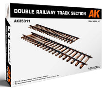 1/35 Double Railway 7.5 Long Track Sections (Plastic Kit)