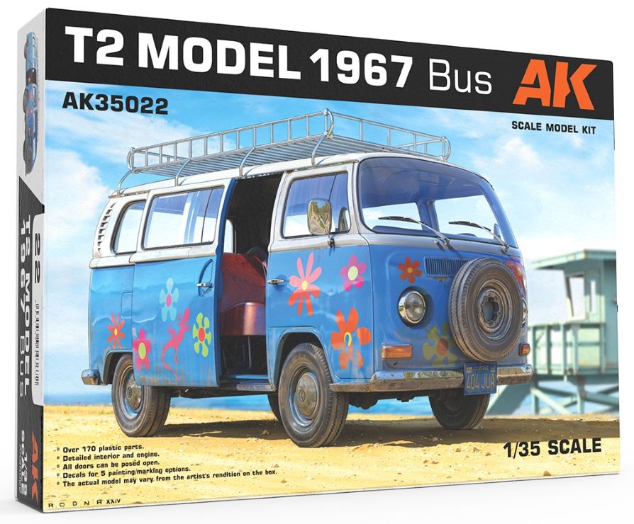 1/35 1967 T2 Micro Bus (Plastic Kit)
