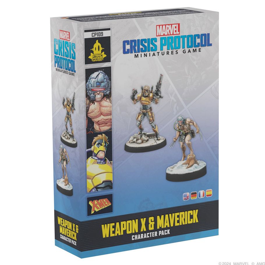 Marvel Crisis Protocol: Weapon X & Maverick By Atomic Mass Games