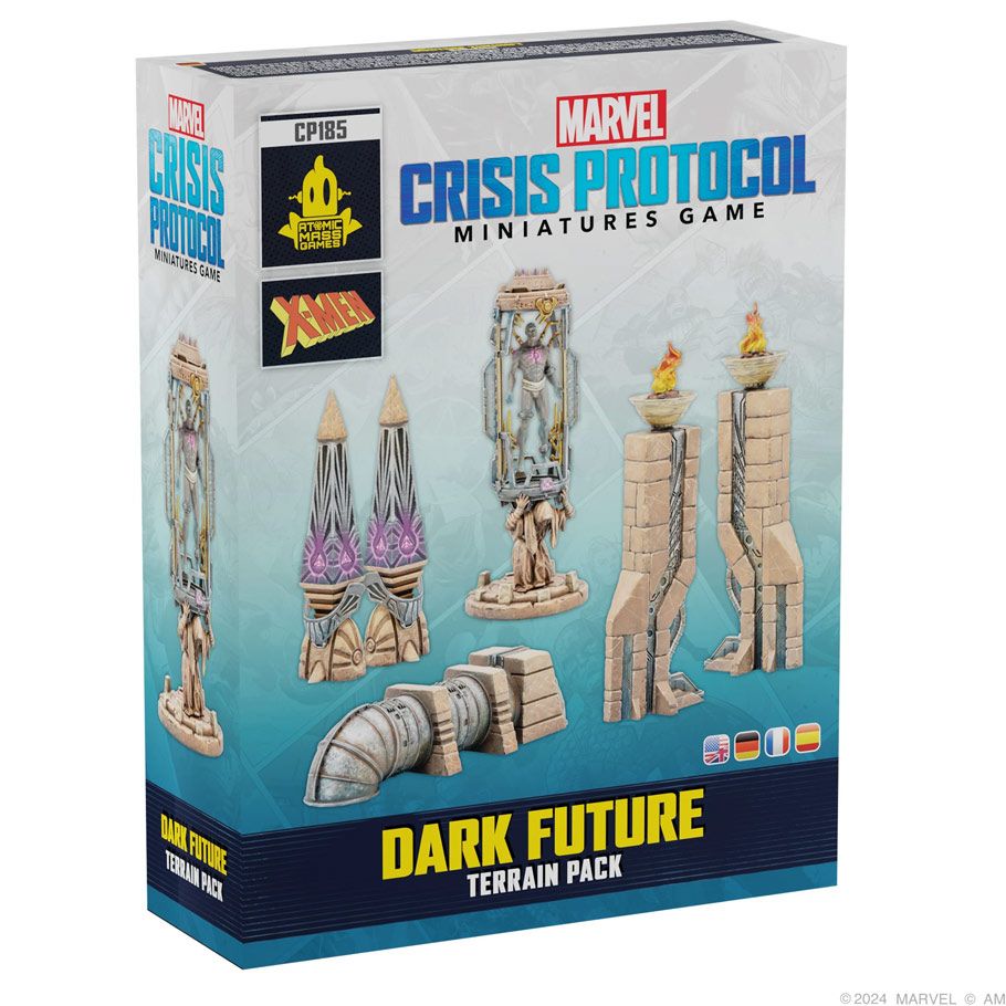 Marvel Crisis Protocol: Dark Future Terrain Pack By Atomic Mass Games