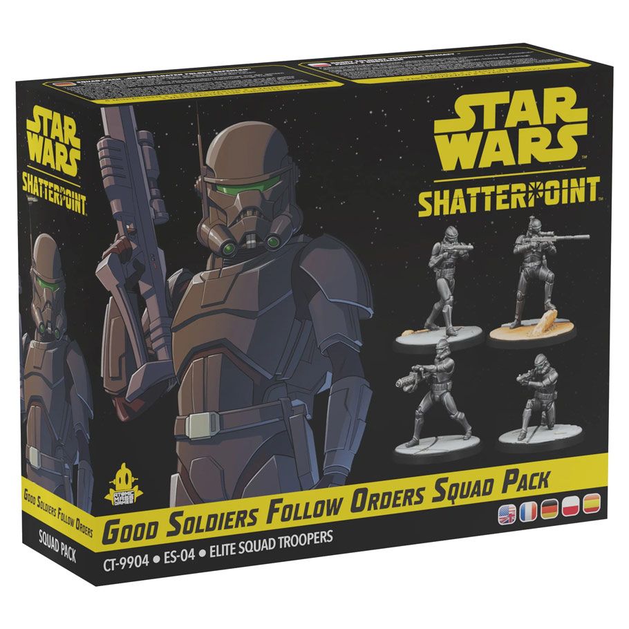 Star Wars: Shatterpoint: Good Soldiers Follow Orders Squad Pack By Atomic Mass Games