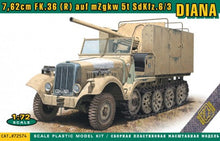 1/72 SdKfz 6/3 Diana Halftrack w/762cm Flak 36(R) on Chassis mZgkw 5t