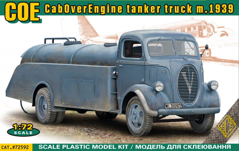 1/72 COE Model 1939 Tanker Truck