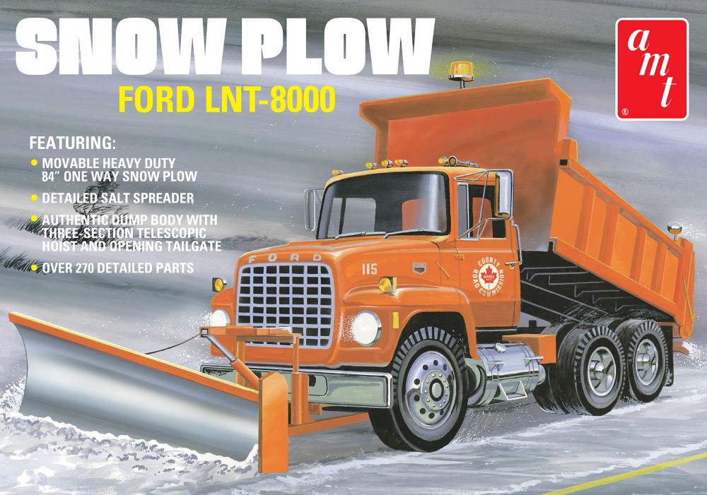 1/25 Ford LNT8000 Snow Plow Dump Truck