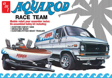1/25 Aqua Rod Race Team 1975 Chevy Van Race Boat & Trailer