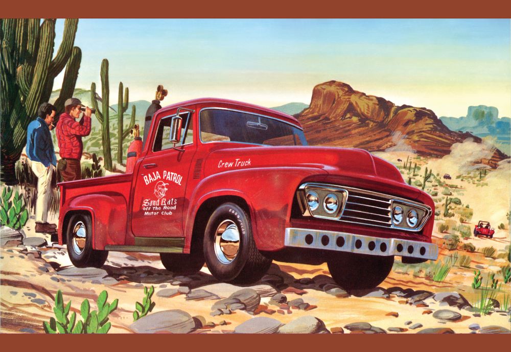 1/25 1953 Baja Patrol Ford Pickup Crew Truck