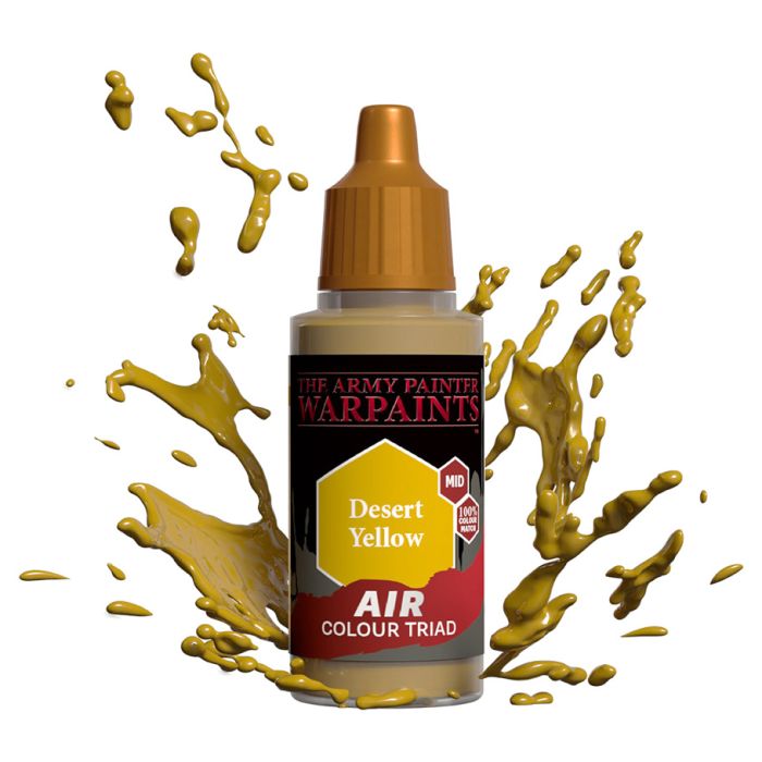 Warpaints: Air: Acrylic: Desert Yellow 18ml - Cats In Hat Inc.