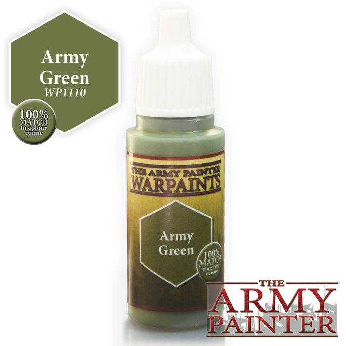 Warpaints: Acrylic: Army Green 18ml