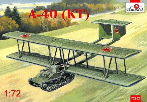 1/72 Antonov A40 (KT) Proto-Type Flying Tank using T60
