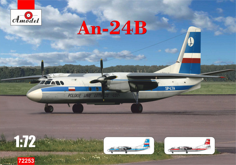 1/72 Antonov An24B Passenger Airliner