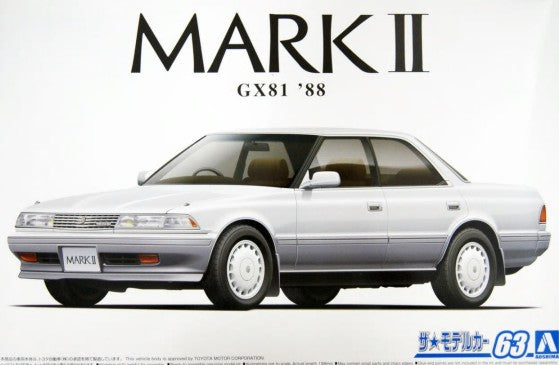 1/24 1988 Toyota Mark II GX81 2.0 Grande Twincam24 4-Door Car