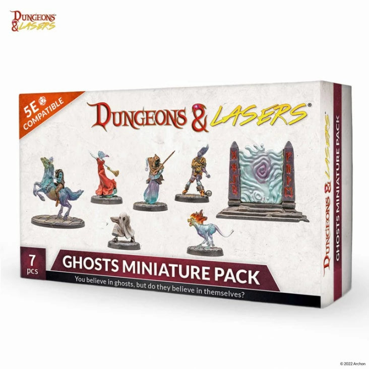 Dungeons & Lasers: Ghosts Miniature Pack 28-32mm (7)