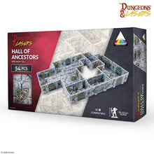 Dungeons & Lasers: Hall of Ancestors Pre-Painted Walls & Terrain 28-32mm (54pcs)
