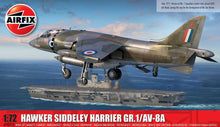1/72 Hawker Siddeley Harrier AV8A Combat Aircraft