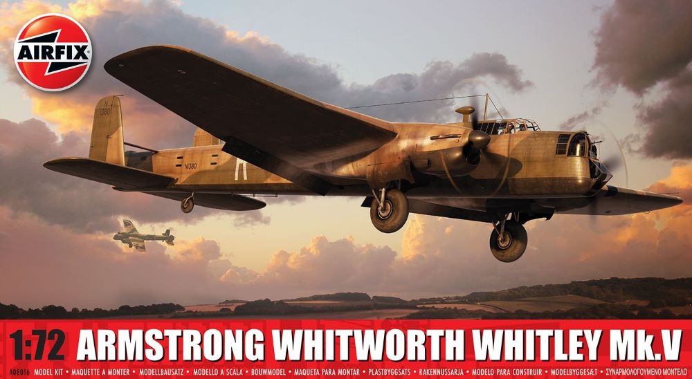 1/72 Armstrong Whitworth Whitley Mk V RAF Medium Bomber