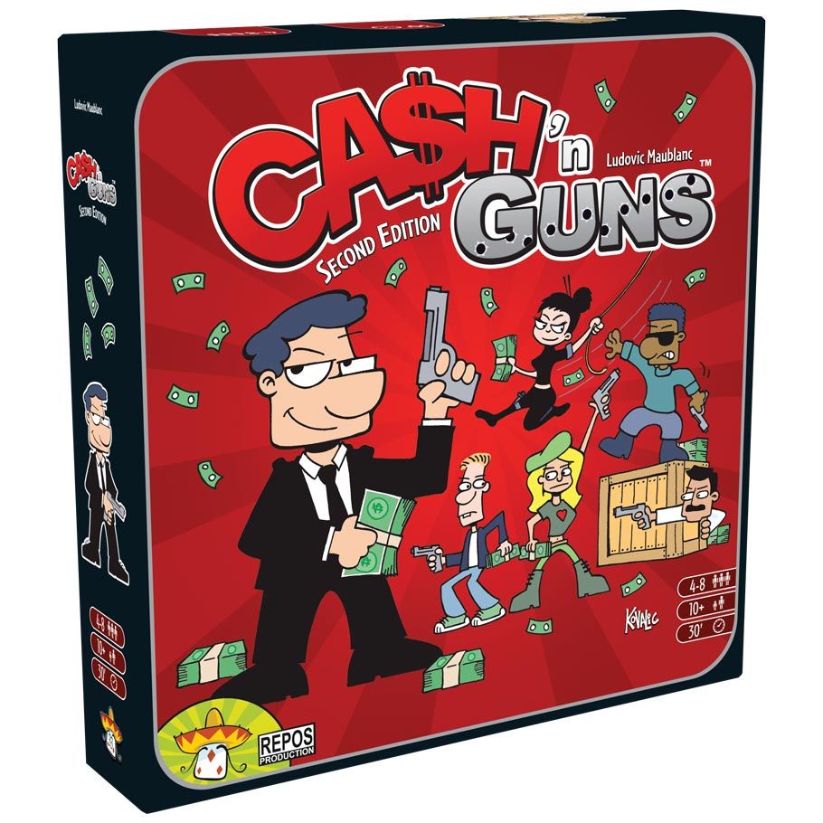 Cash 'N Guns 2nd Edition - Cats In Hat Inc.