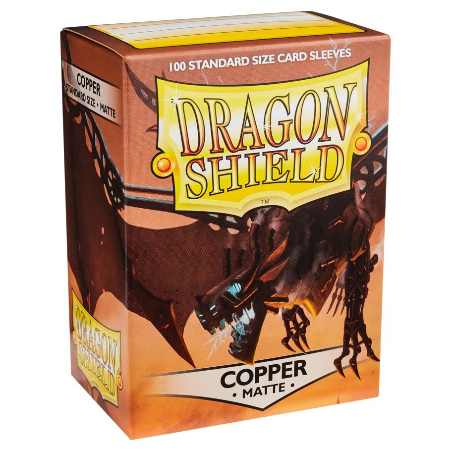 Deck Protector: Dragon Shield: Matte: Copper (100) By Dragon Shield