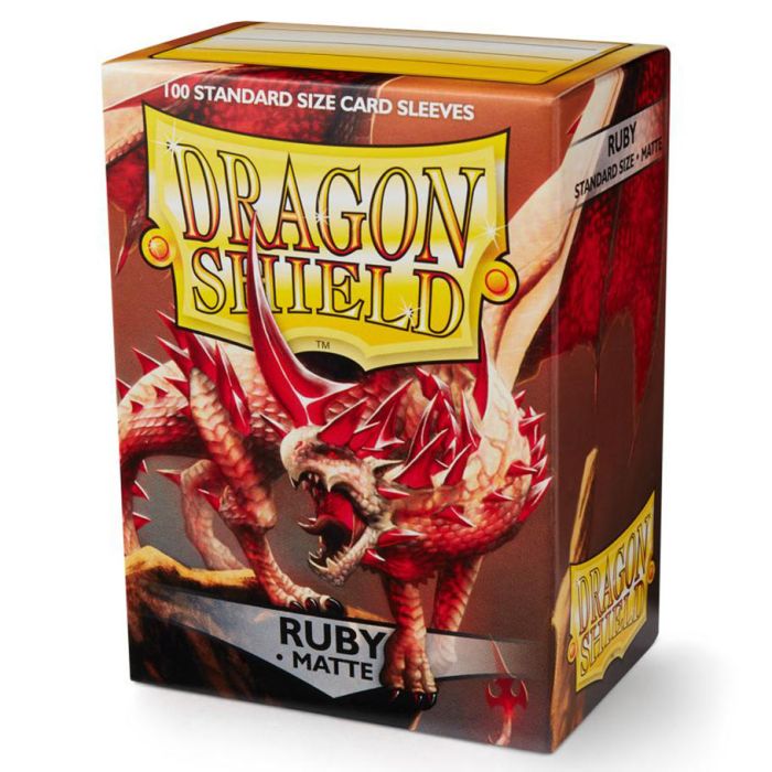 Deck Protector: Dragon Shield: Matte: Ruby (100)