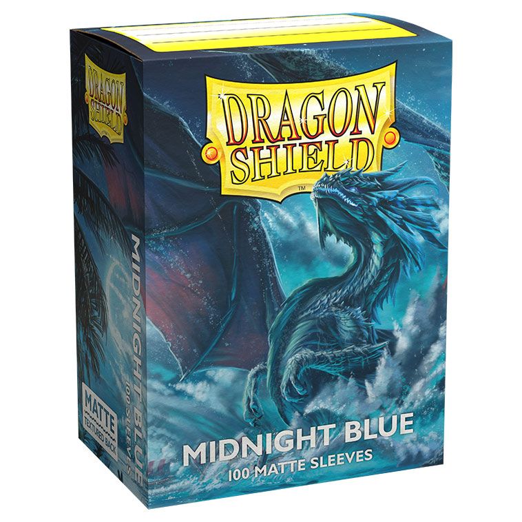 Deck Protector: Dragon Shield: Matte: Midnight Blue (100)