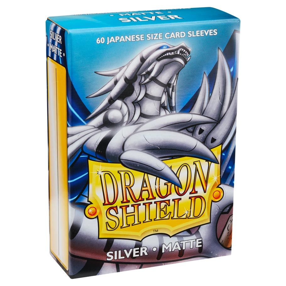 Deck Protector: Dragon Shield: Japanese: Matte: Silver (60)