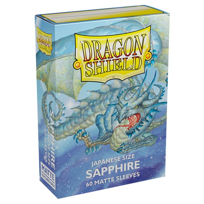 Deck Protector: Dragon Shield: Japanese: Matte: Sapphire (60)