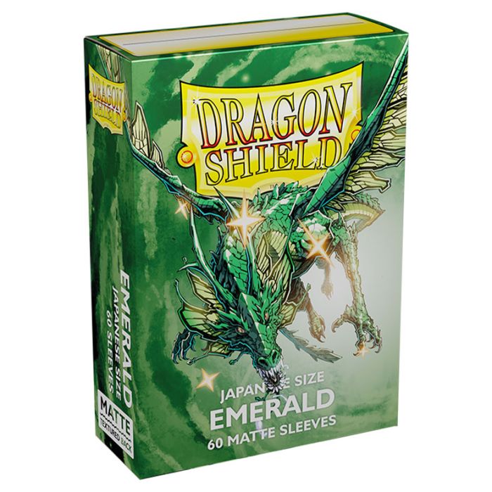 Deck Protector: Dragon Shield: Japanese: Emerald (60)