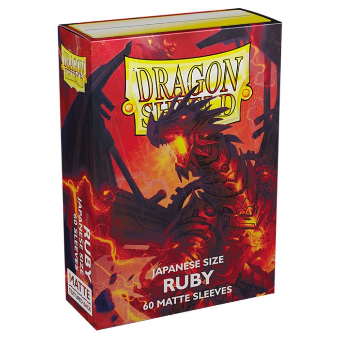 Deck Protector: Dragon Shield: Japanese: Matte: Ruby (60)