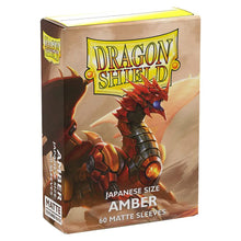 Deck Protector: Dragon Shield: Japanese: Matte: Amber (60)
