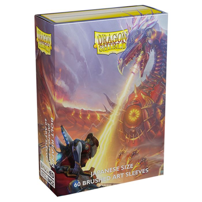 Deck Protector: Dragon Sheild: Japanese: Art: Brushed: Bolt Reaper (60)