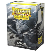Deck Protector: Dragon Shield: Dual Matte: Snow (100) - Cats In Hat Inc.