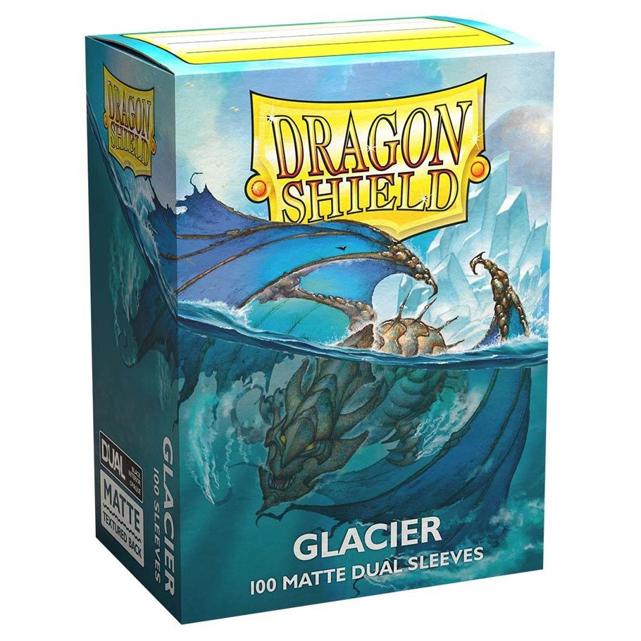 Deck Protector: Dragon Shield: Dual Matte: Glacier (100) By Dragon Shield