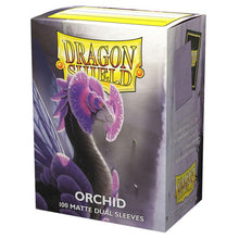 Deck Protector: Dragon Shield: Dual Matte: Orchid (100) - Cats In Hat Inc.