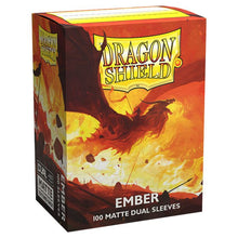 Deck Protector: Dragon Shield: Dual Matte: Ember (100) - Cats In Hat Inc.