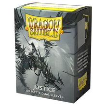 Deck Protector: Dragon Shield: Dual Matte: Justice (100) - Cats In Hat Inc.