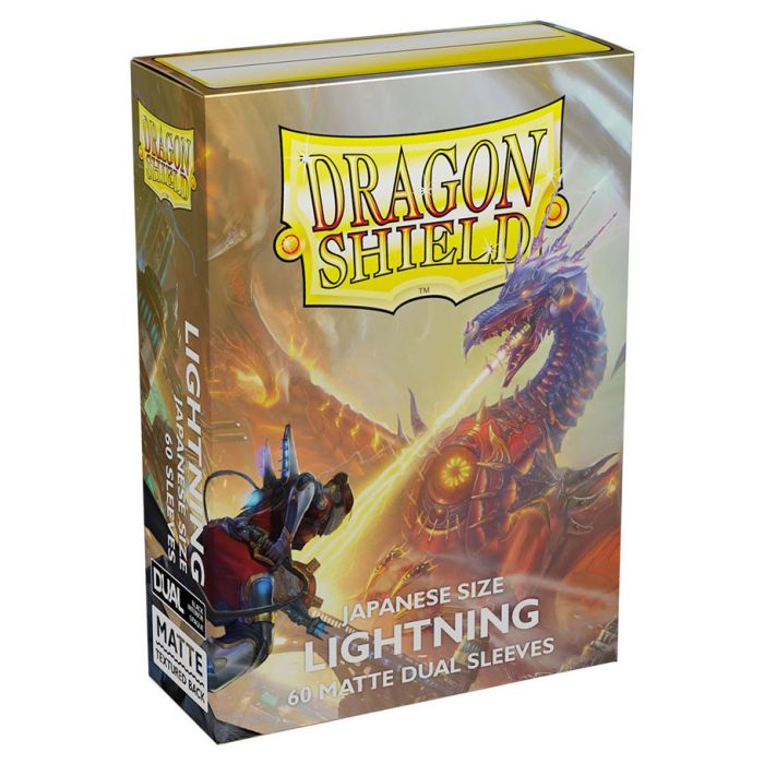 Deck Protector: Dragon Shield: Japanese: Dual Matte: Lightning (60)