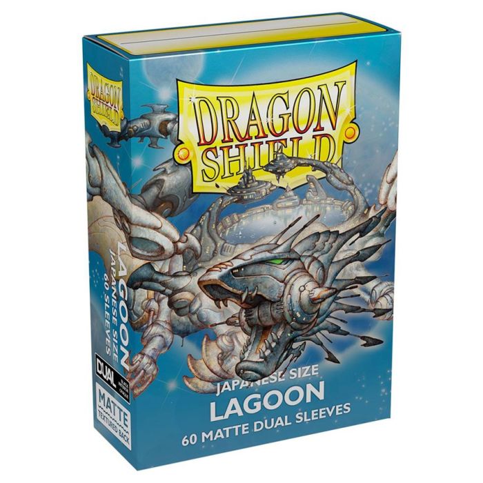 Deck Protector: Dragon Shield: Japanese: Dual Matte: Lagoon (60)