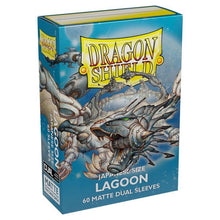 Deck Protector: Dragon Shield: Japanese: Dual Matte: Lagoon (60) - Cats In Hat Inc.