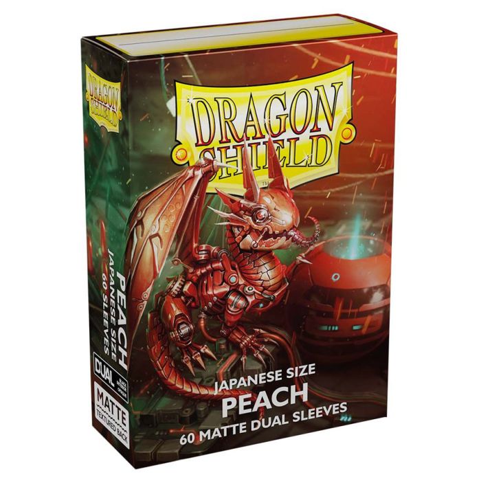 Deck Protector: Dragon Shield: Japanese: Dual Matte: Peach (60)