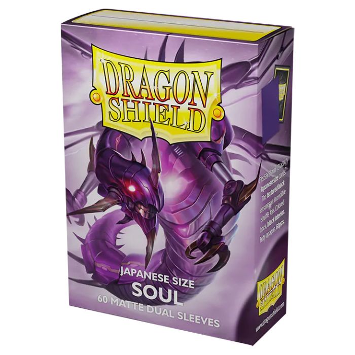 Deck Protector: Dragon Shield: Japanese: Dual Matte: Soul (60)