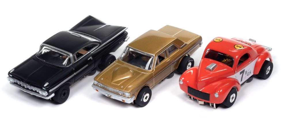 HO Thunderjet Cars N Coffee Slot Car Assortment - Series #2 (12 Total)