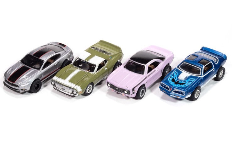 HO X-Traction Pony Power Stampede Slot Car Assortment - Series 1 (8 Total)