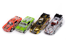 HO 4-Gear Reaction Time Slot Car Assortment - Series #1 (8 Total)