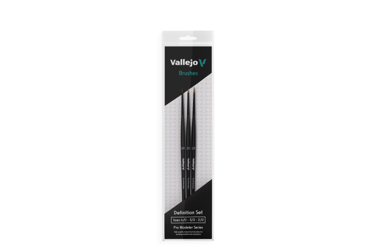 Brush Set: Definition: Natural Hair (Sizes 4/0, 3/0 & 2/0)